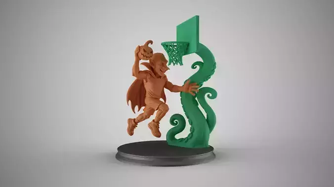 Halloween Slam Dunk Vampire 3D print model