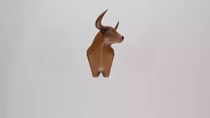 abstract cow sculpture