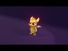 Gold Baby Dragon 3D Character Audio Unity Unreal Ready Low-poly 3D model_4