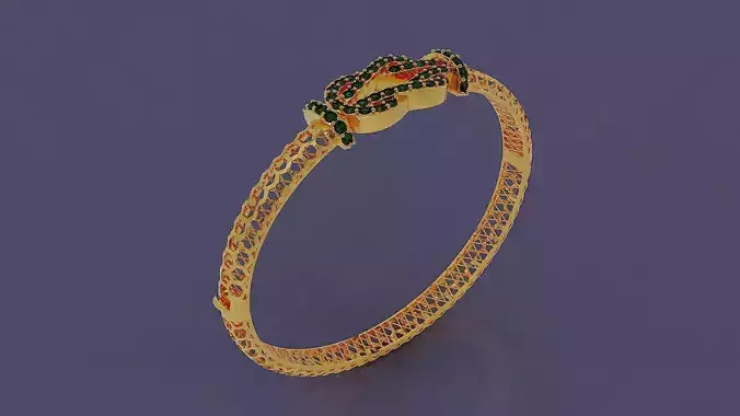 Diamond set twisted Rope bracelet