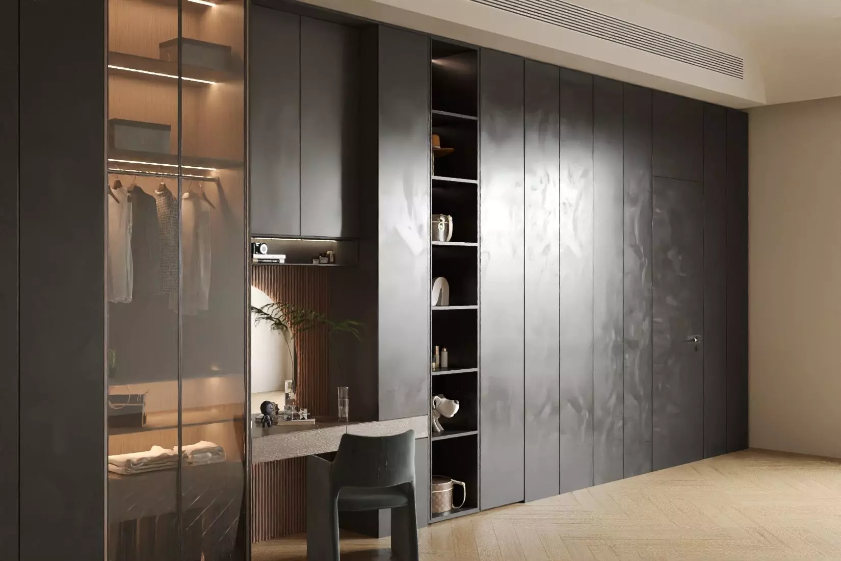 walk-in closet 3D model_1