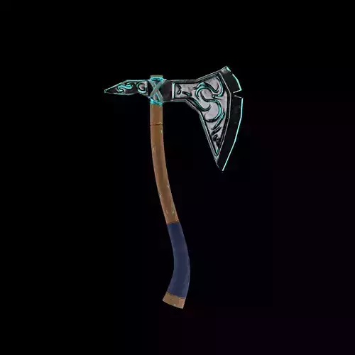 Stylized Fantasy Battle Axe