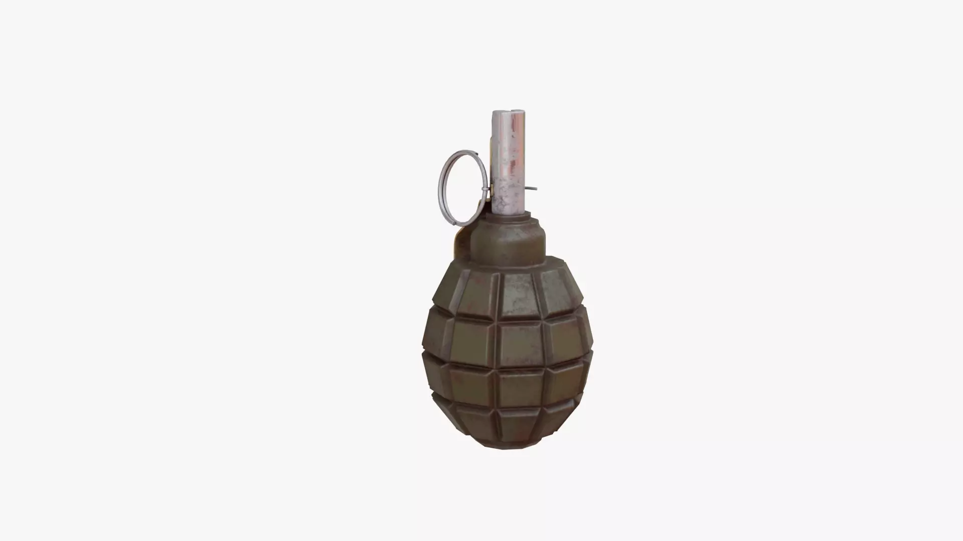 F1 Grenade Soviet Low-poly 3D model_3