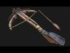 Medieval Crossbow and Arrow Bolt Weapon   Low-poly 3D model_1