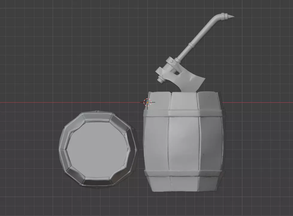 Barrel Splitter Low-poly 3D model_13