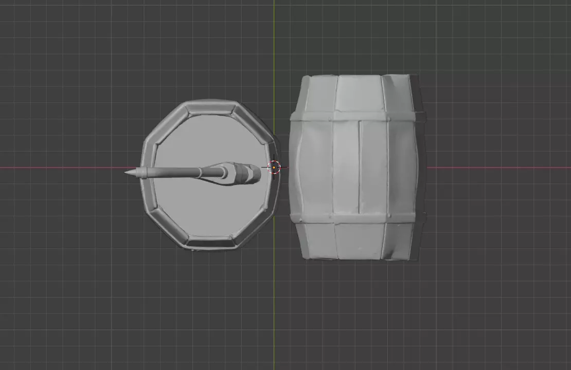 Barrel Splitter Low-poly 3D model_14