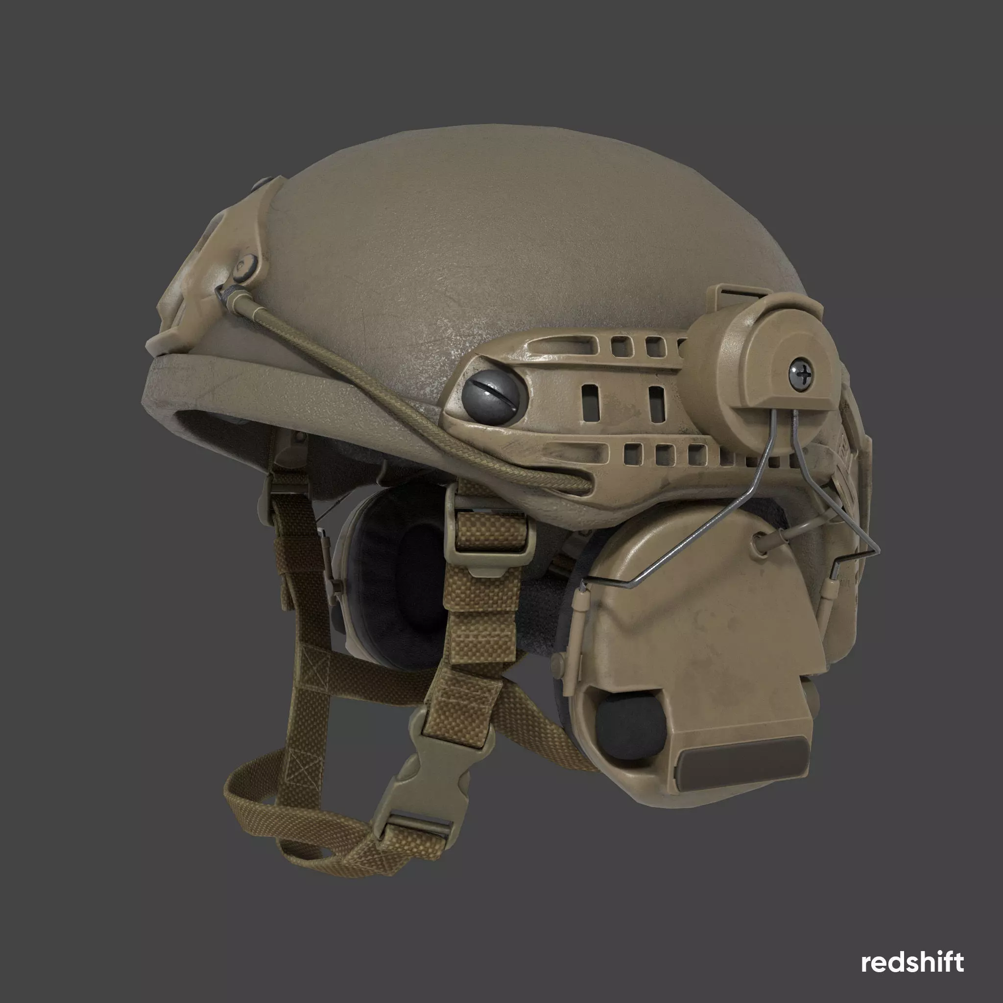 Tactical helmet Ops-Core Low-poly 3D model_2
