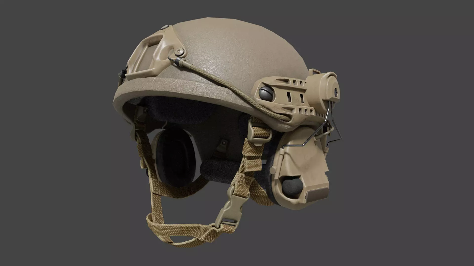 Tactical helmet Ops-Core Low-poly 3D model_13