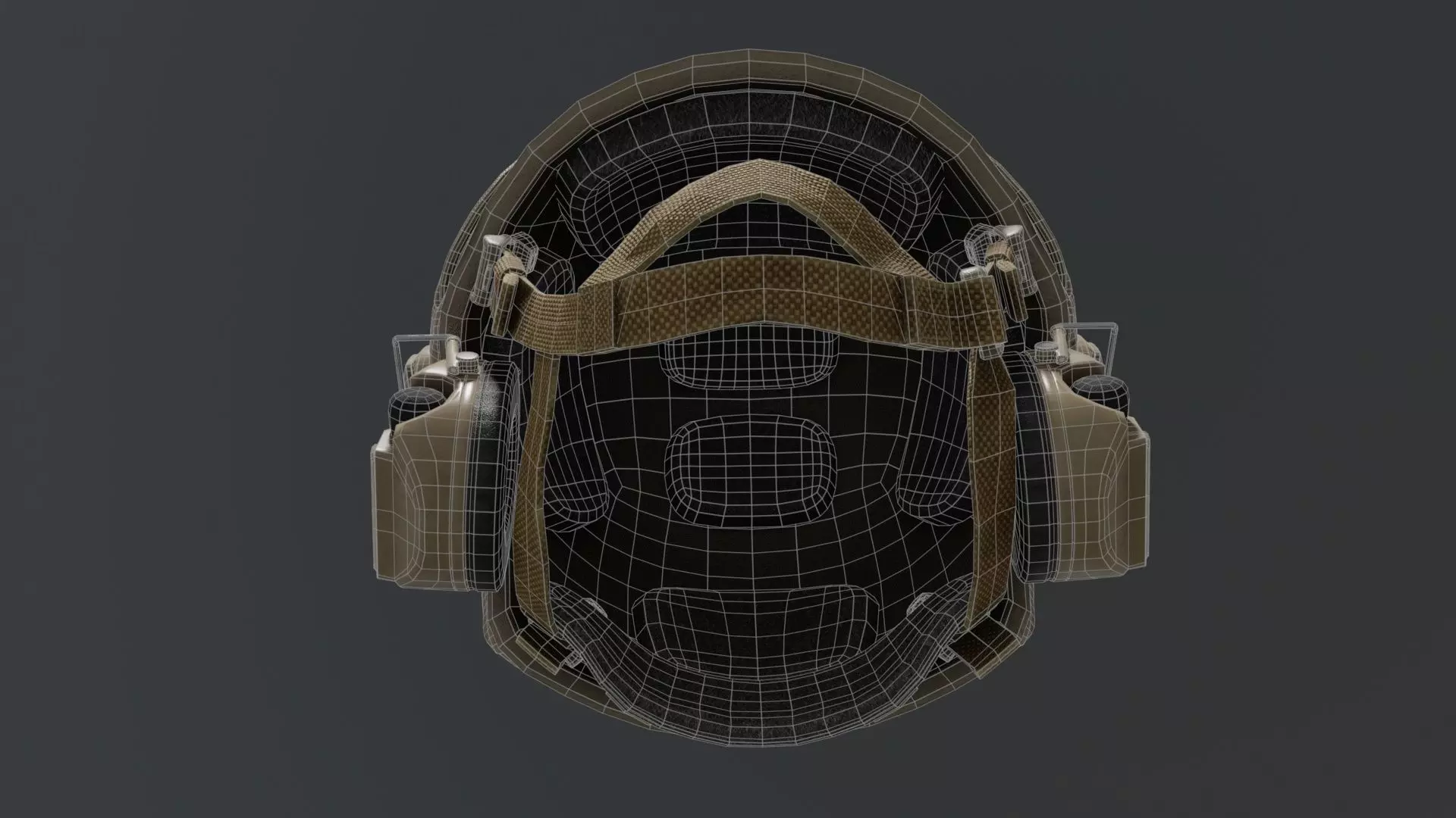 Tactical helmet Ops-Core Low-poly 3D model_7