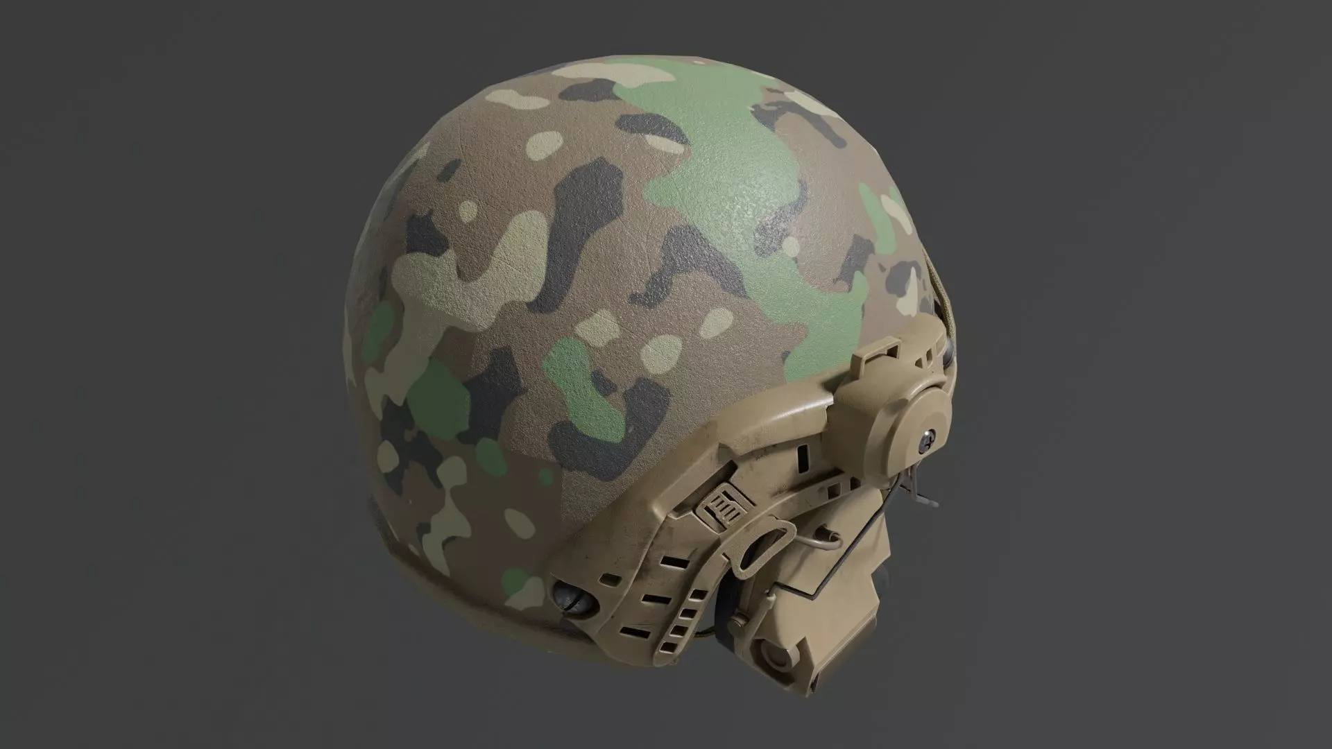 Tactical helmet Ops-Core Low-poly 3D model_19