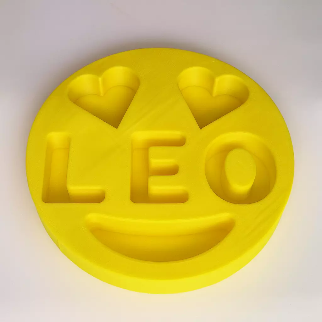 Emoji Puzzle LEO - Educational Toy for Kids 3D print model_2