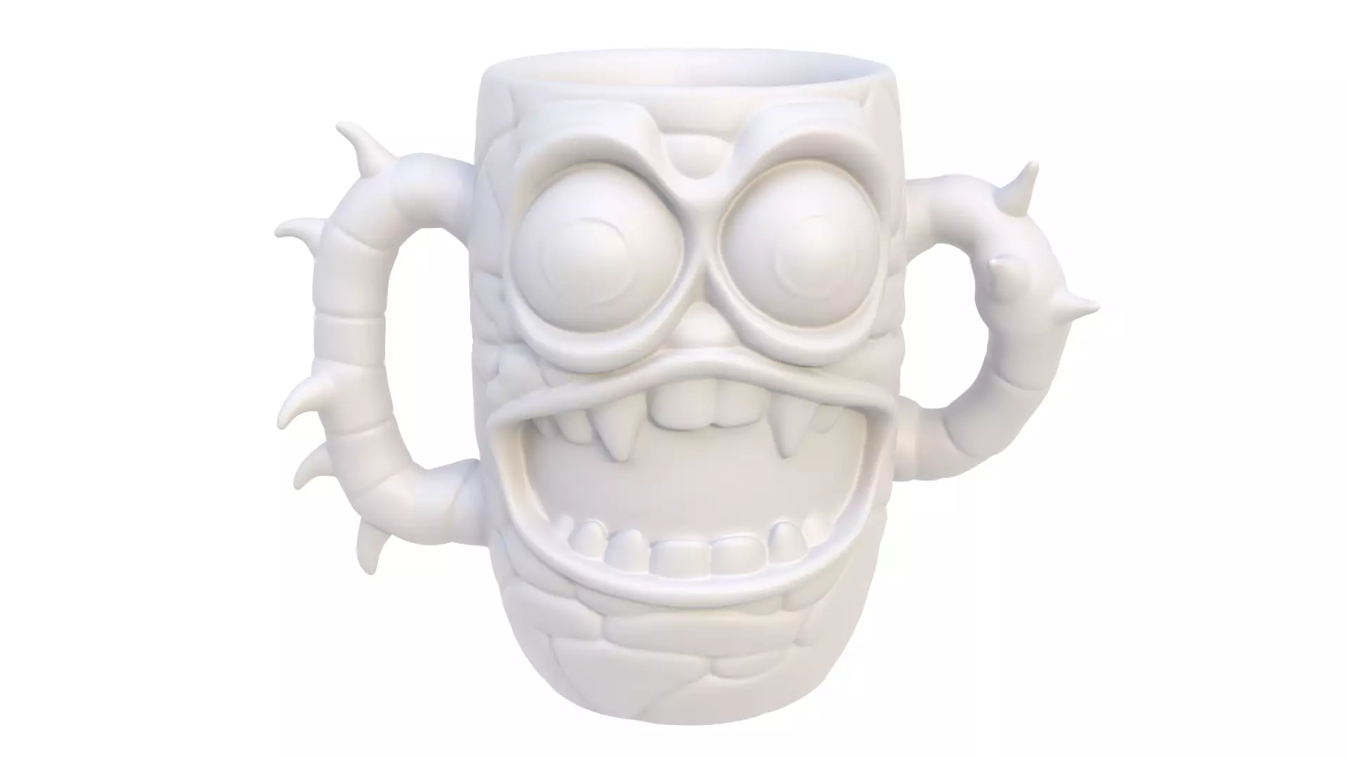 Monster mug 3D model_7