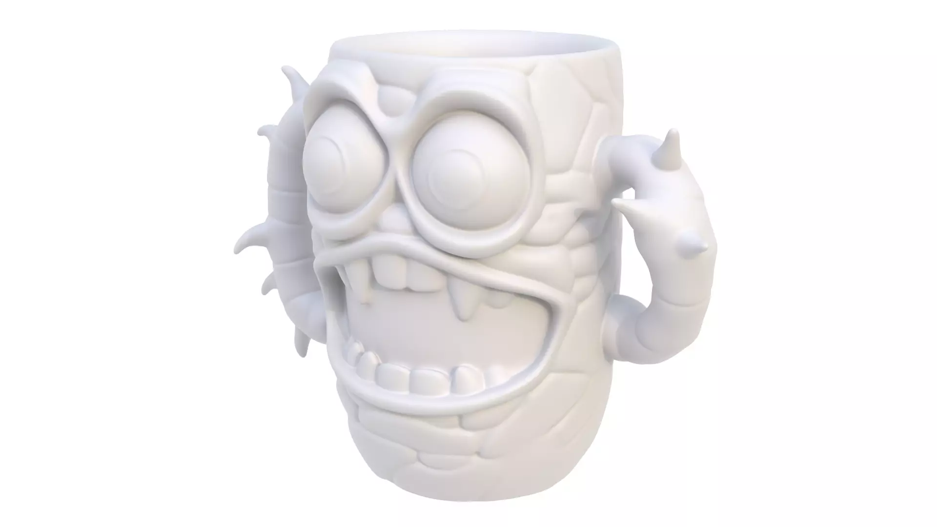 Monster mug 3D model_0