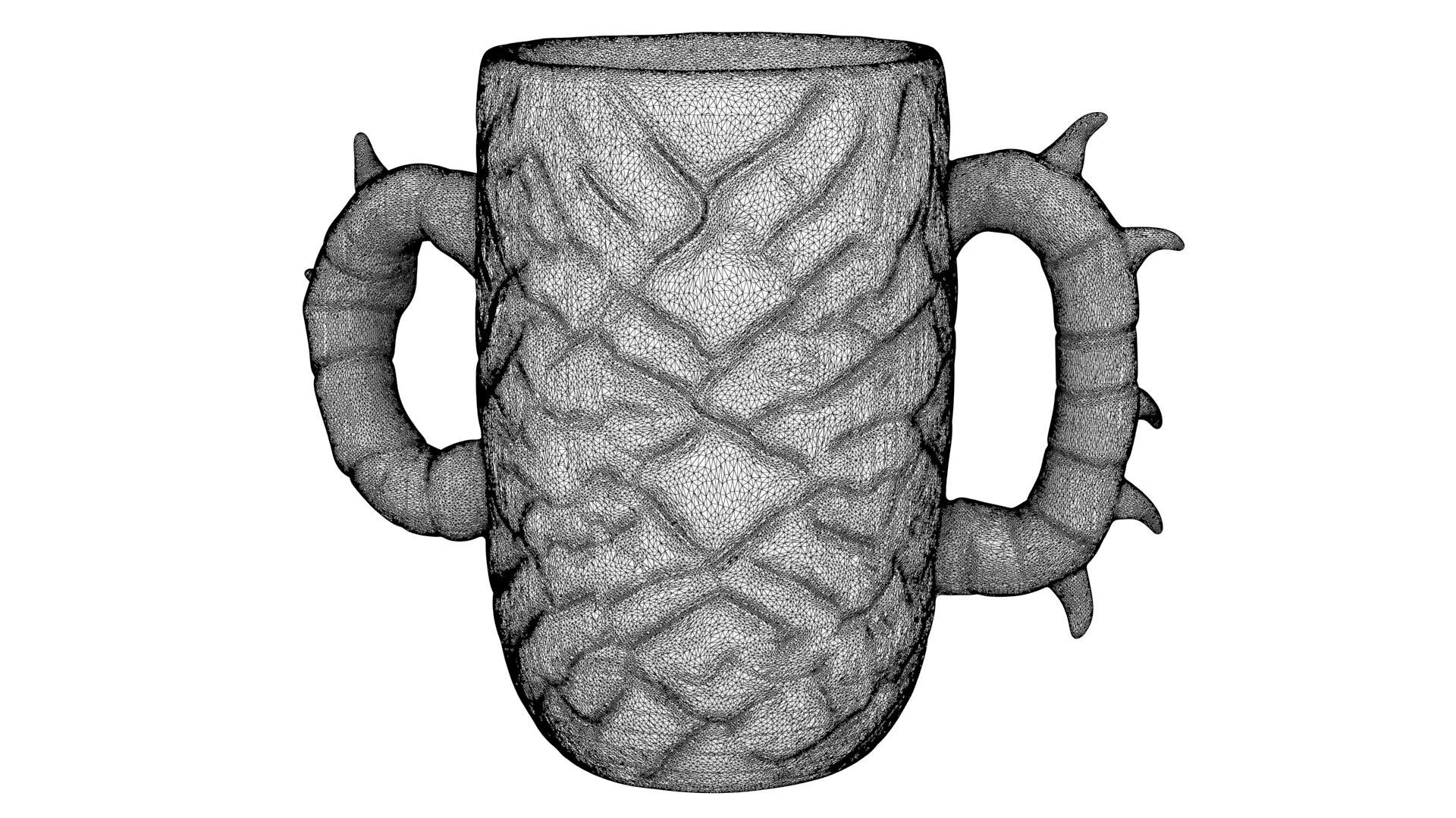Monster mug 3D model_11