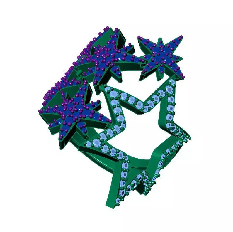 Solitaire ring 3D print model_4