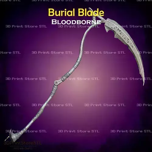 Burial Blade Cosplay Bloodborne - STL File 3D print model