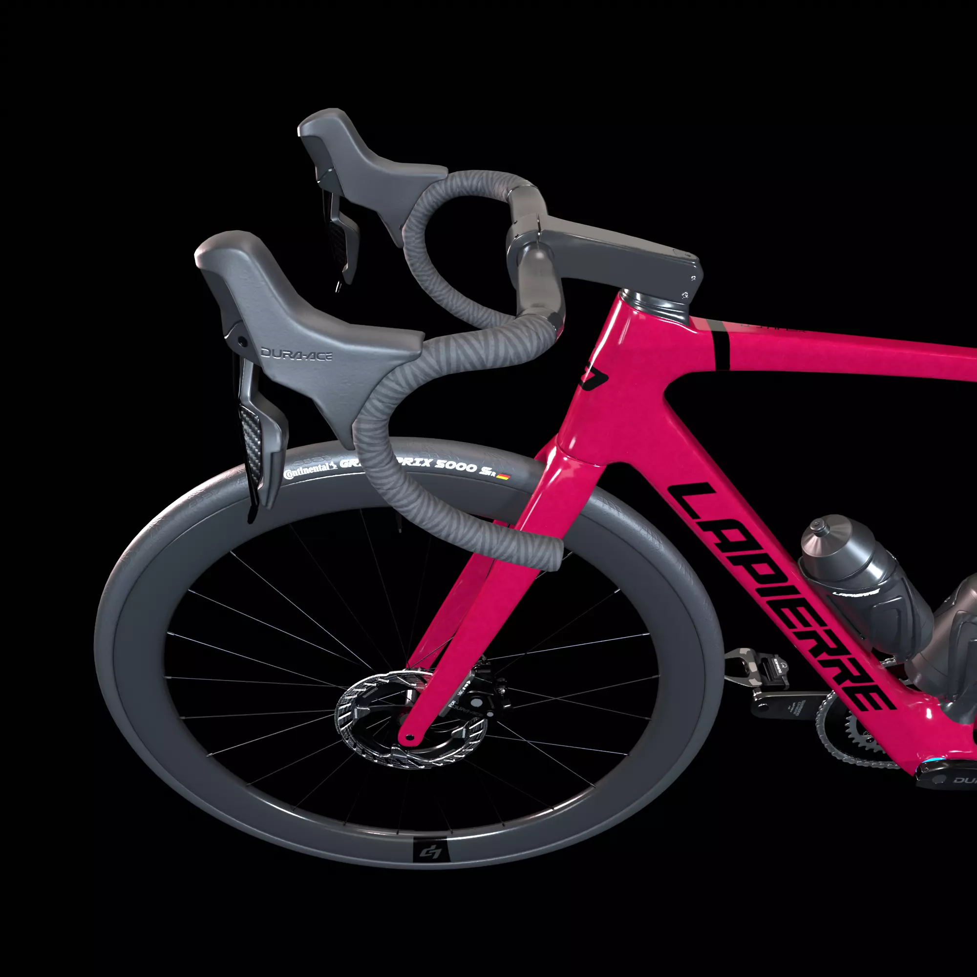 Lapierre Xelius SL 9 2024 Low-poly 3D model_3