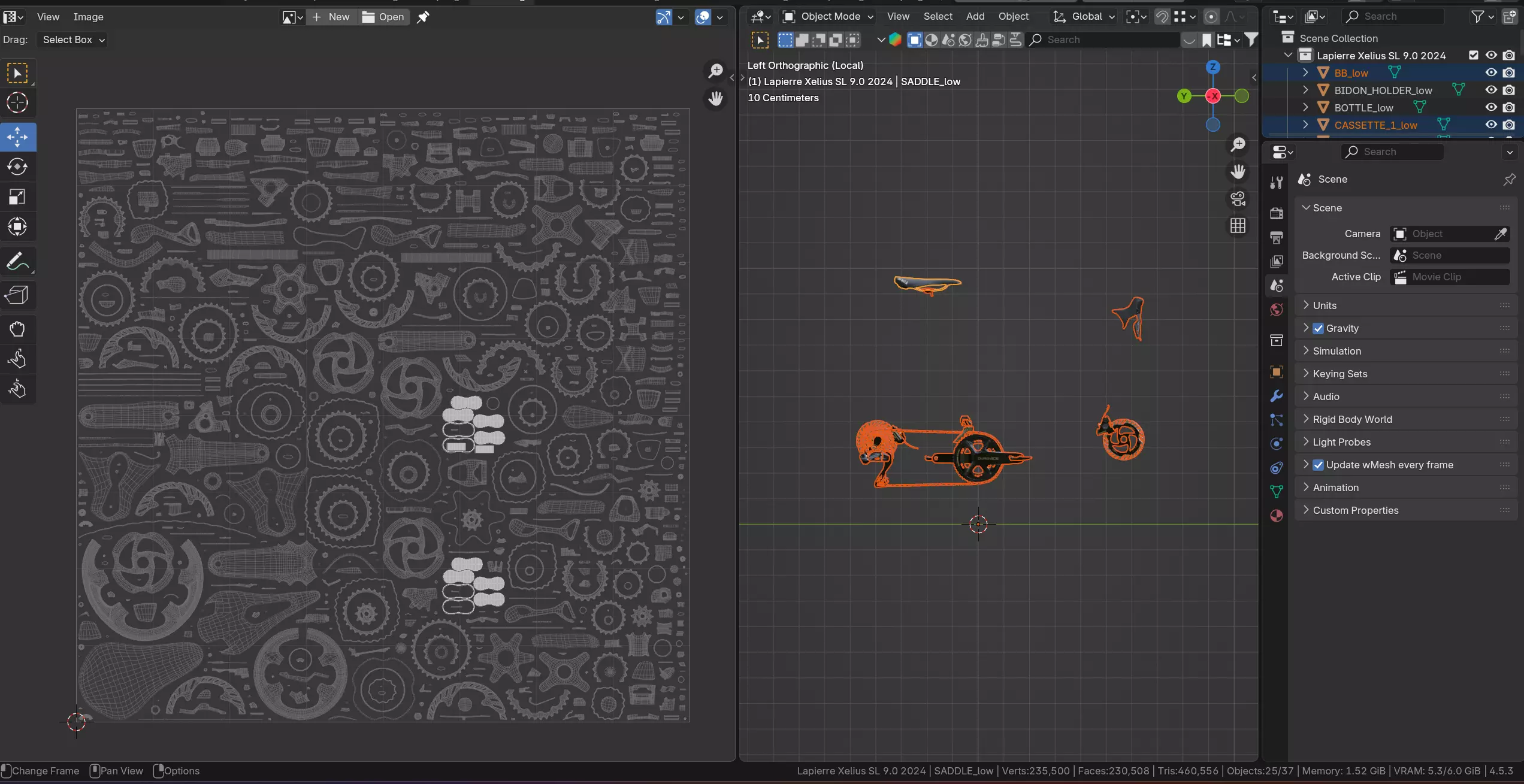 Lapierre Xelius SL 9 2024 Low-poly 3D model_24