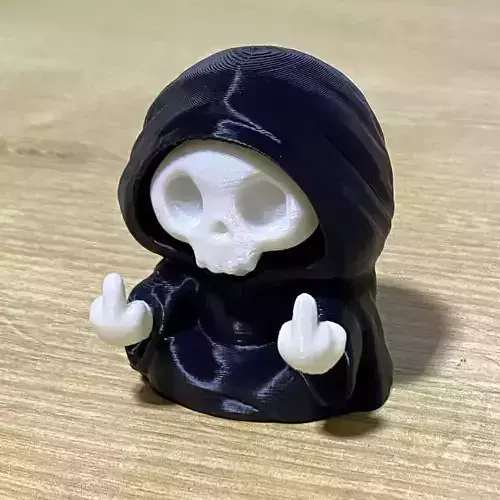 cute little reaper halloween decoration sculpture multicolor