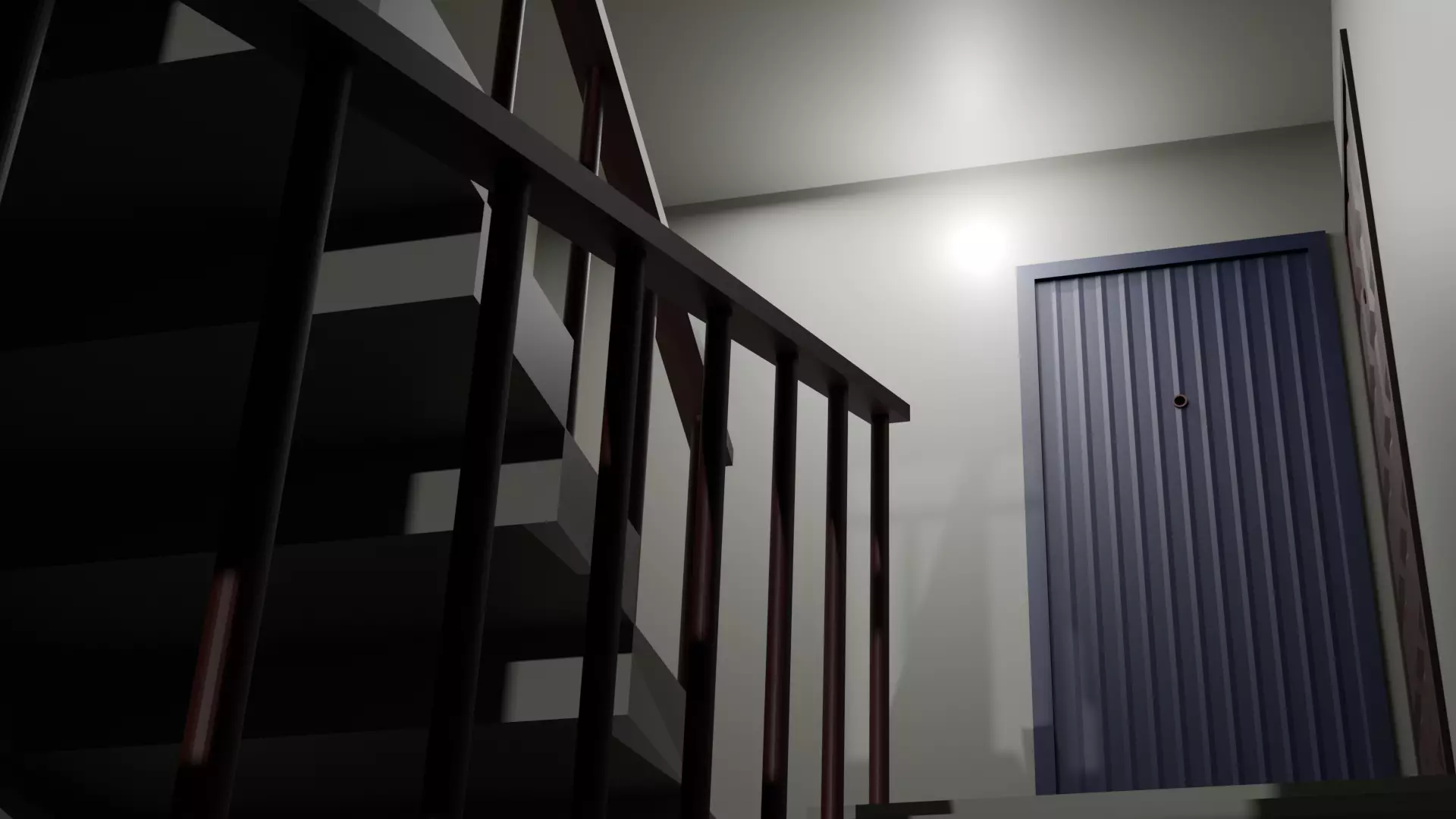  1-464A Type Panel Building 3D model Low-poly 3D model_7