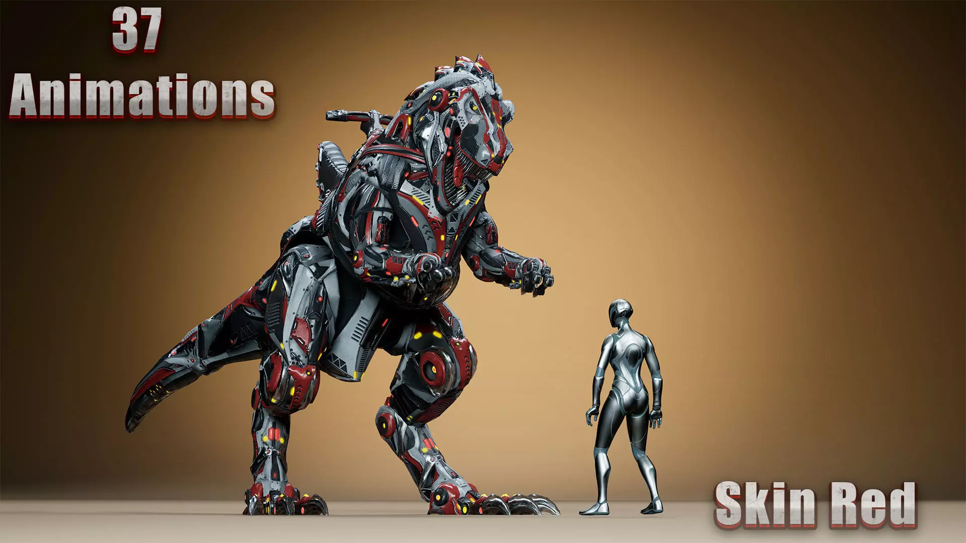 Sci-Fi Dinosaurs pack 2 3D Model Collection_33