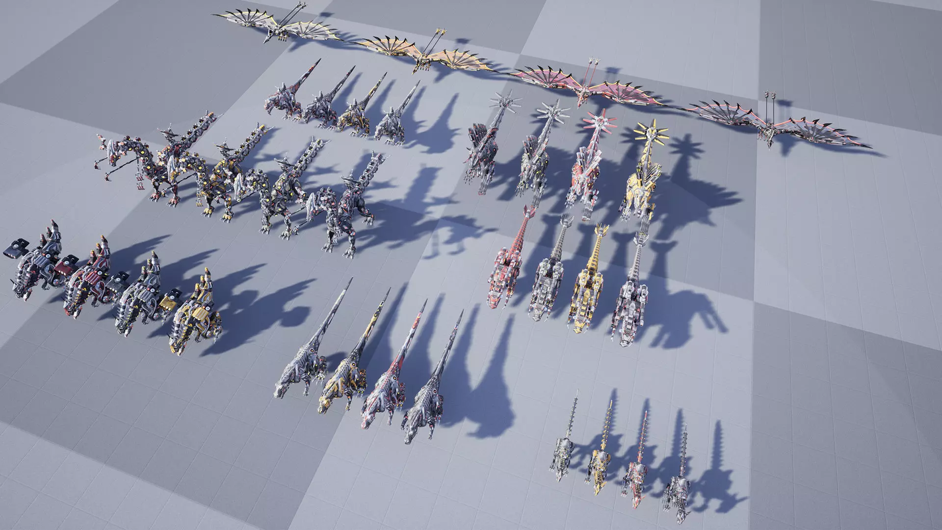 Sci-Fi Dinosaurs pack 2 3D Model Collection_10