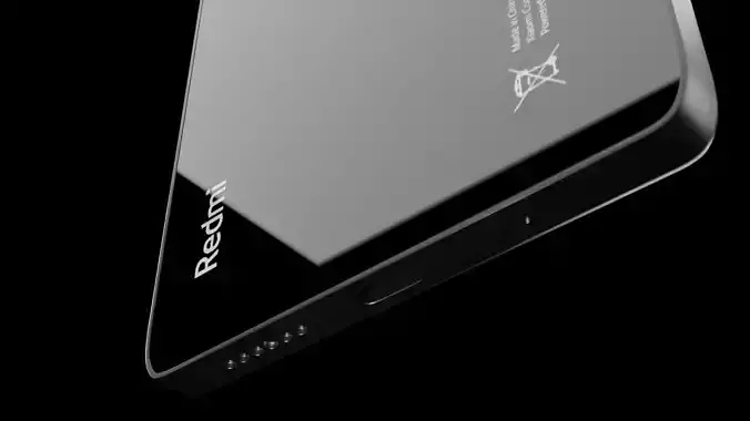 Redmi 12 PBR 3D Model with Customizable Display