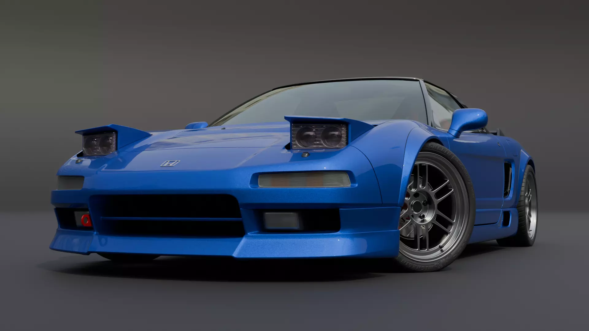 Honda NSX 1st generation Tuned 3D model_1