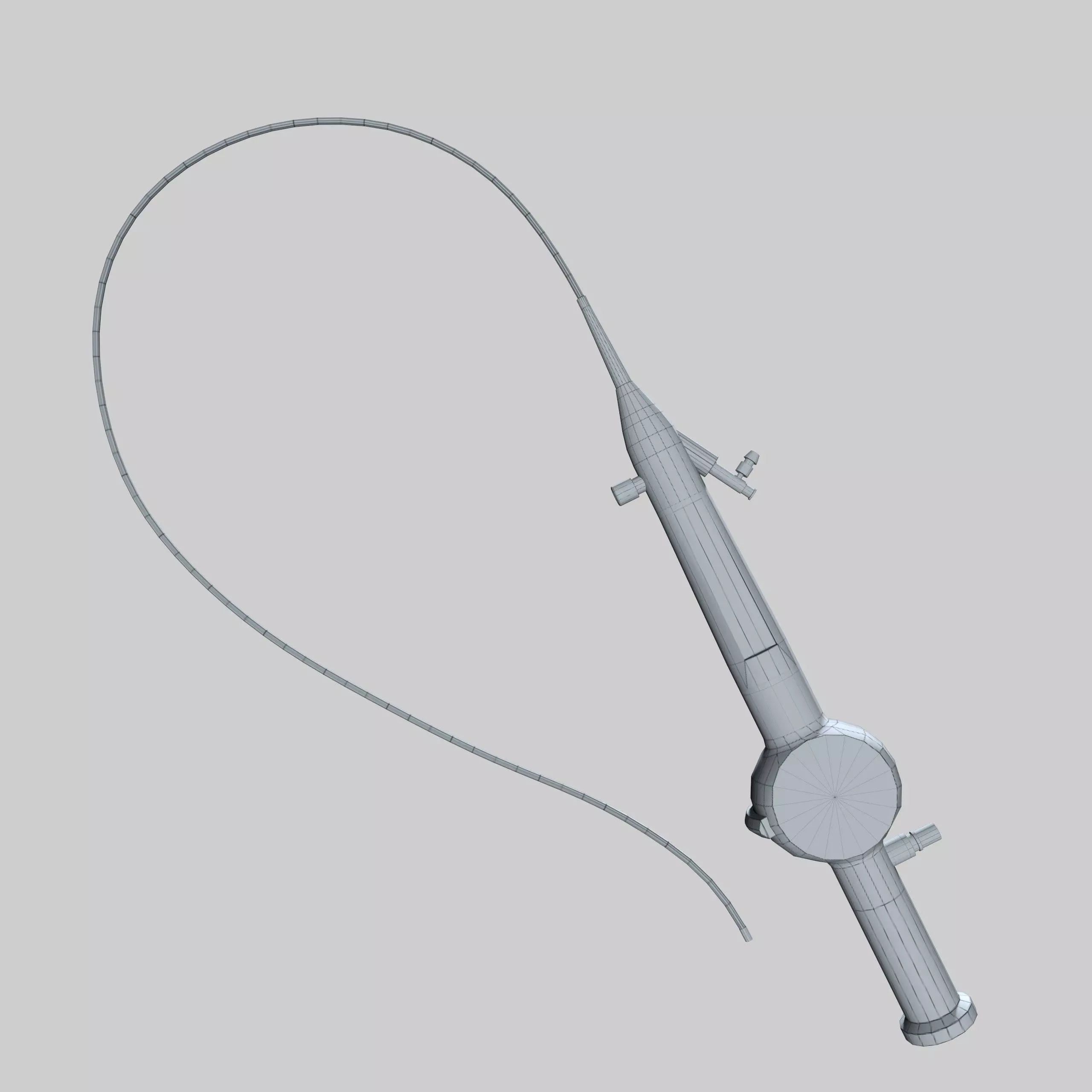 FLEXIBLE URETERORENOSCOPE Low-poly 3D model_7