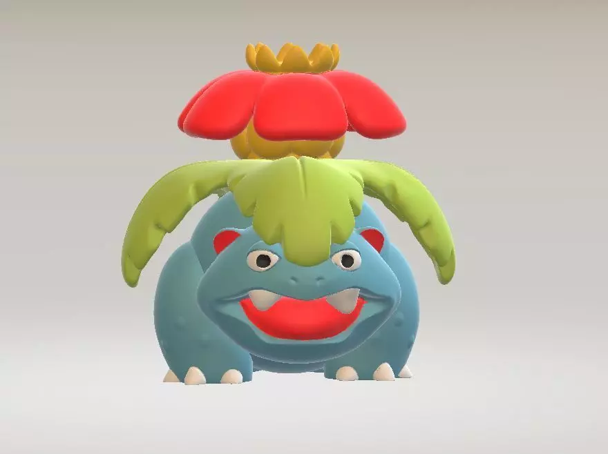 Plant dinosaur 3D printable model 3D print model_0