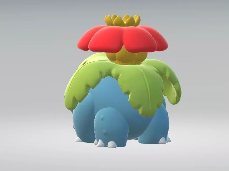 Plant dinosaur 3D printable model 3D print model_1