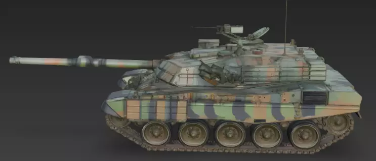 Battle Tank 3D print model 3D print model_2