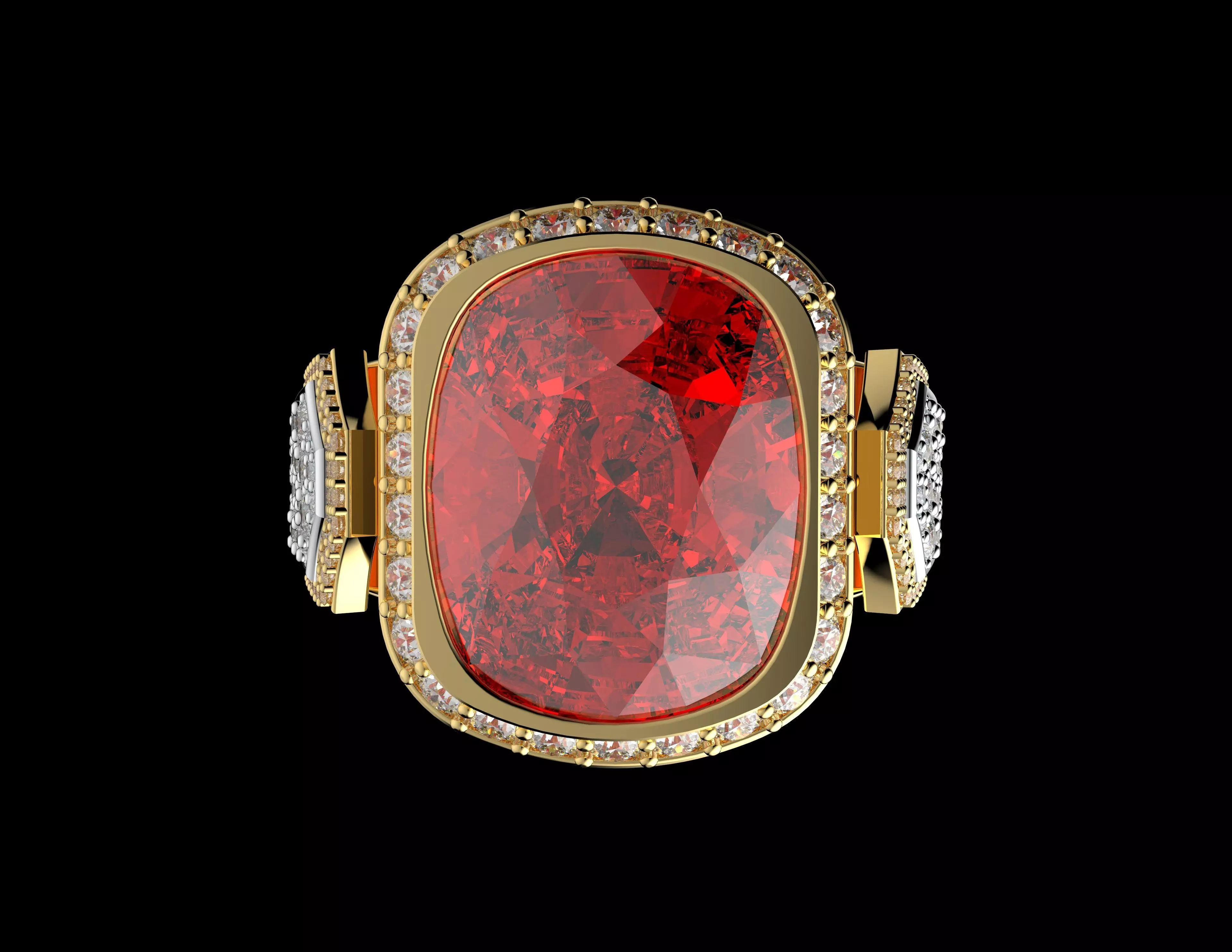 Gold N1485 3D print model_2