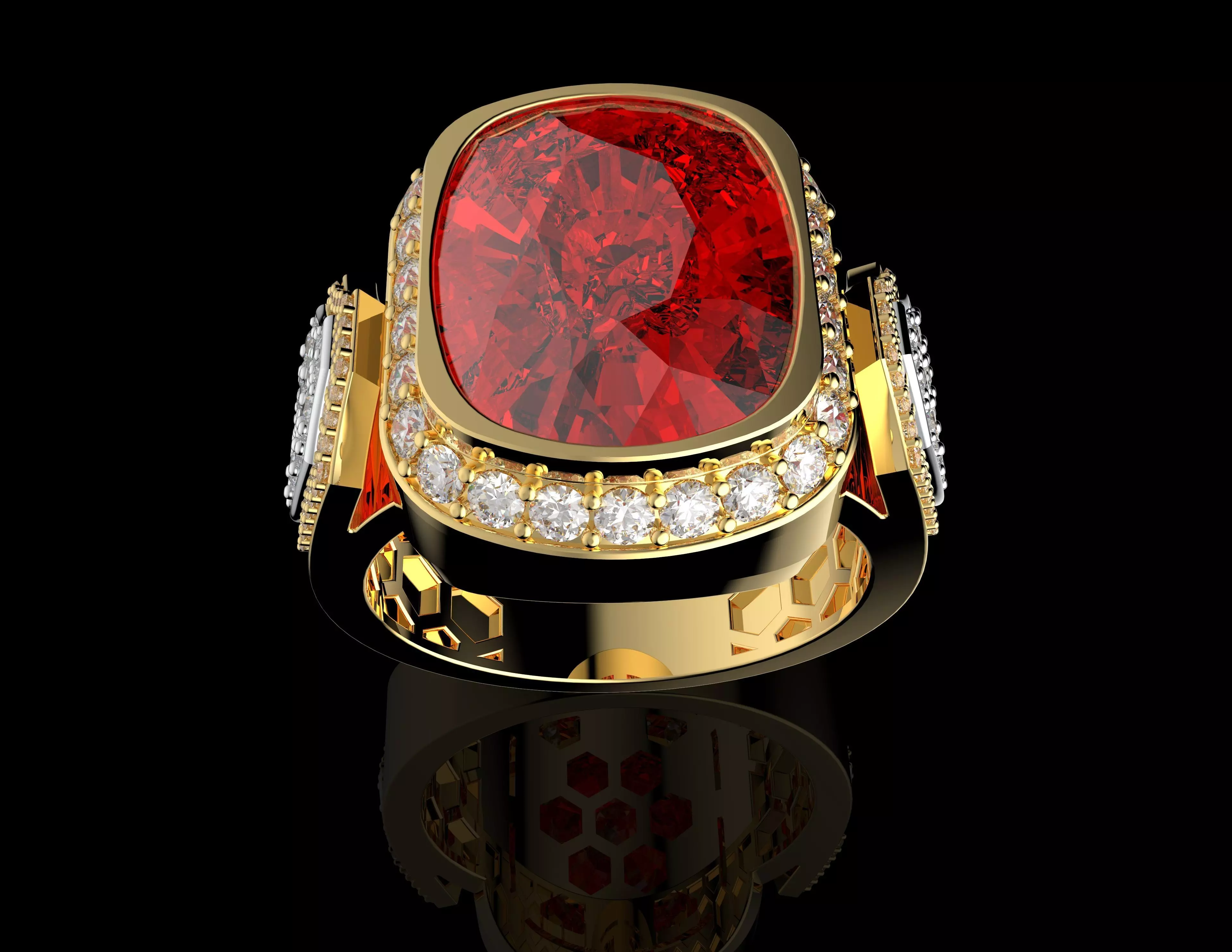 Gold N1485 3D print model_1