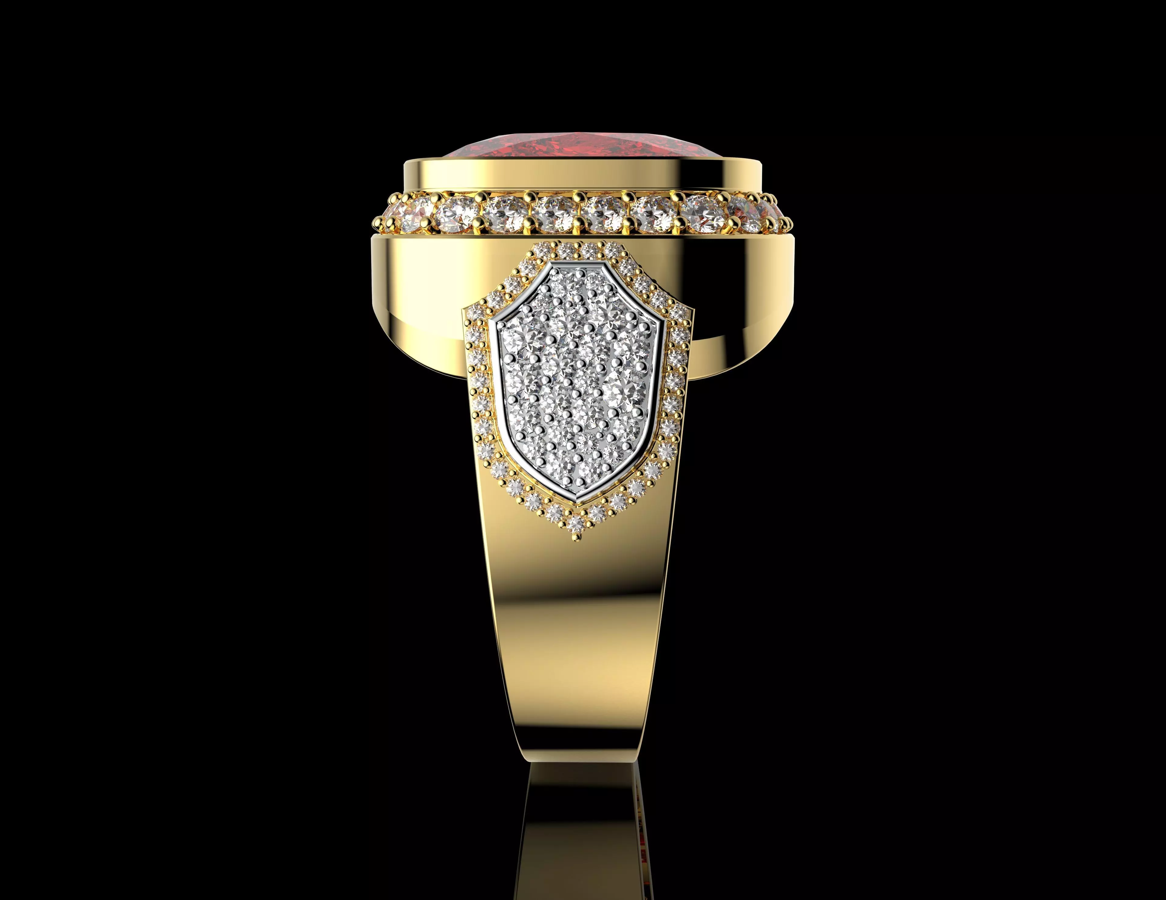 Gold N1485 3D print model_4