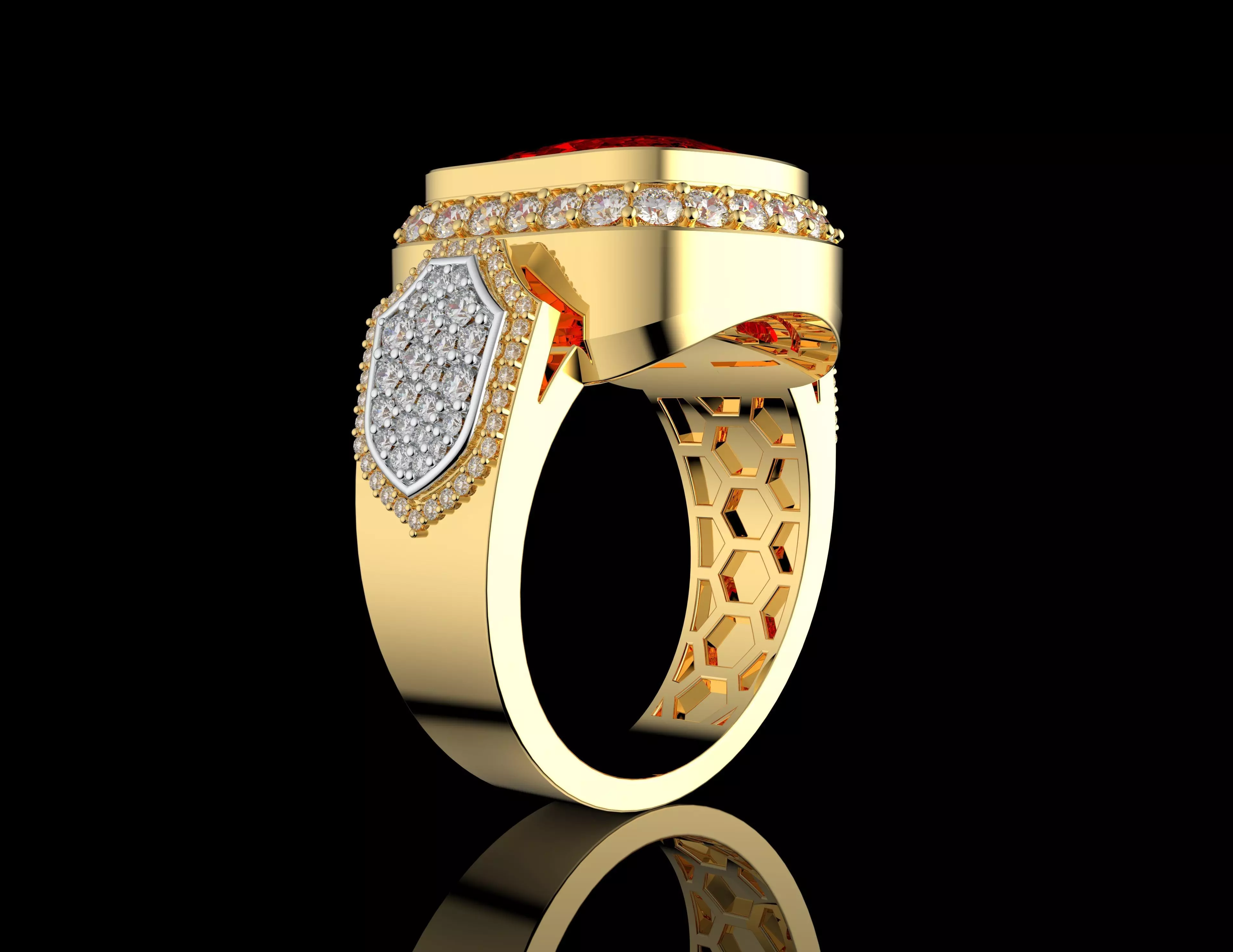 Gold N1485 3D print model_5