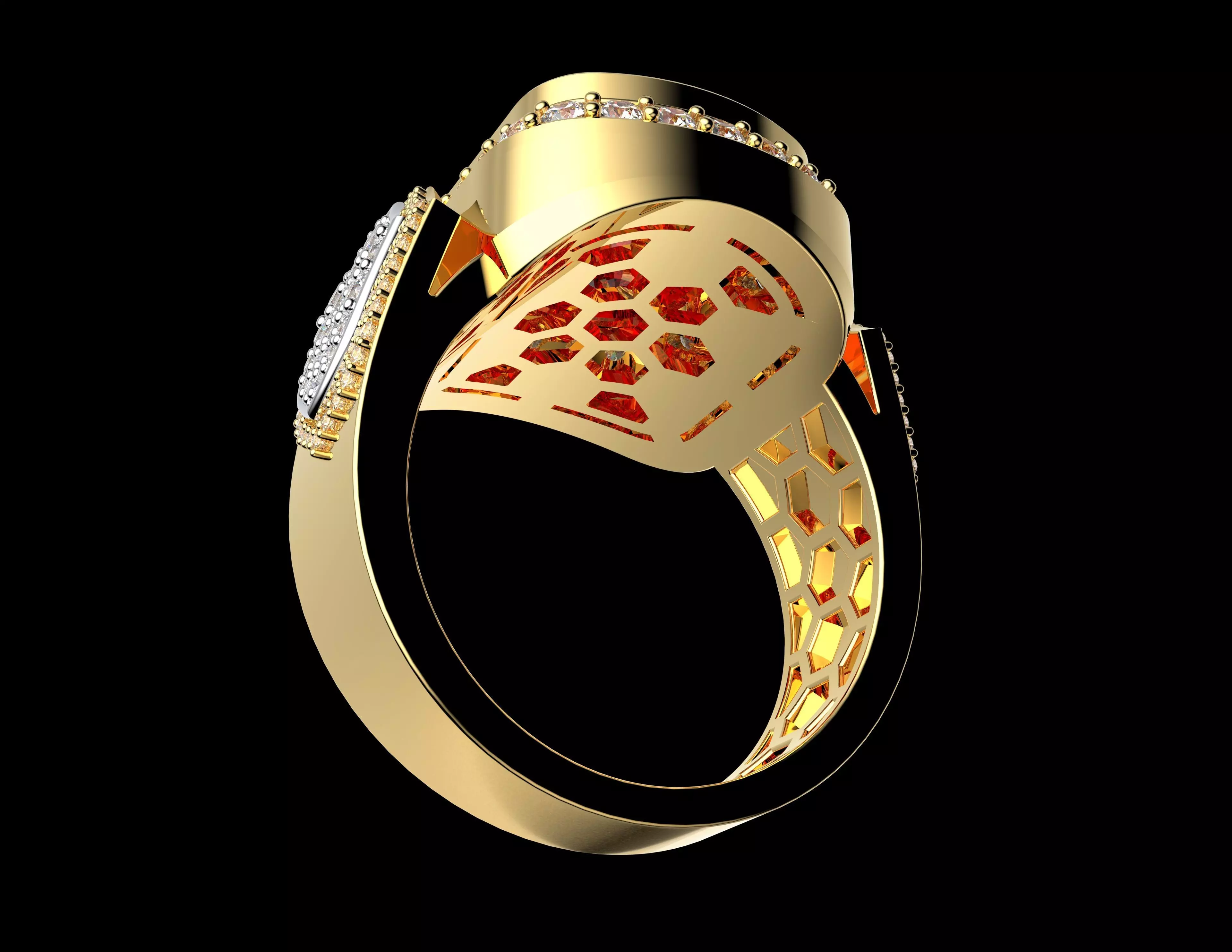 Gold N1485 3D print model_6