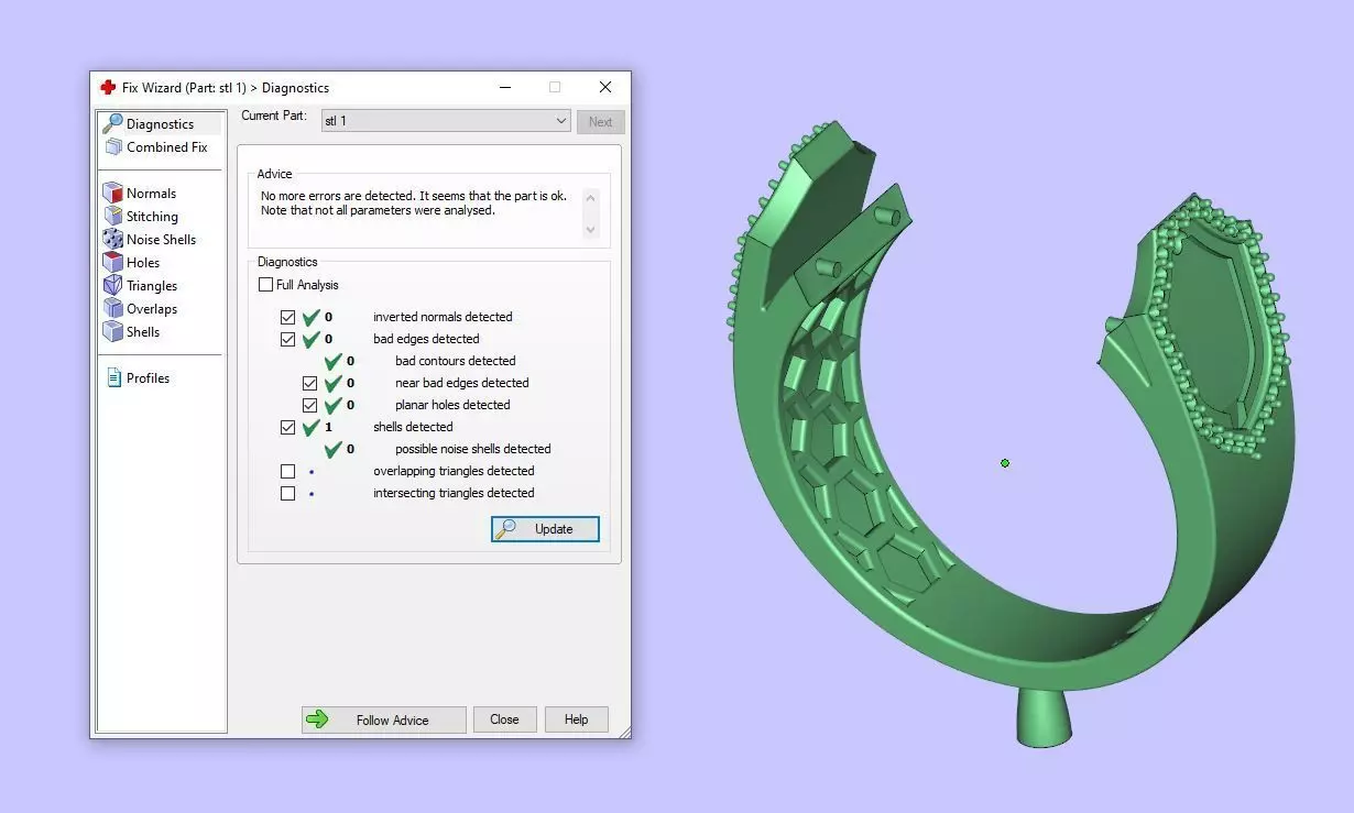 Gold N1485 3D print model_8