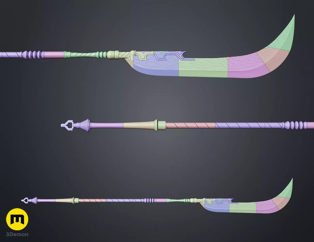 KPop Demon Hunters - Mira Spear 3D print model_3