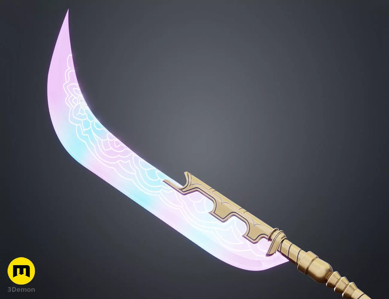 KPop Demon Hunters - Mira Spear 3D print model_9