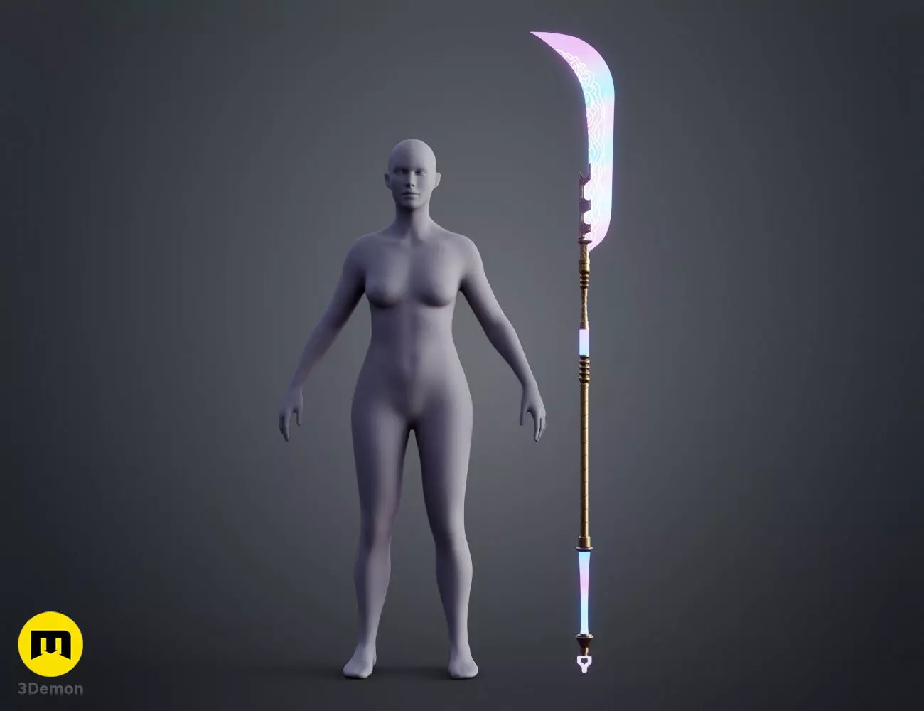 KPop Demon Hunters - Mira Spear 3D print model_2
