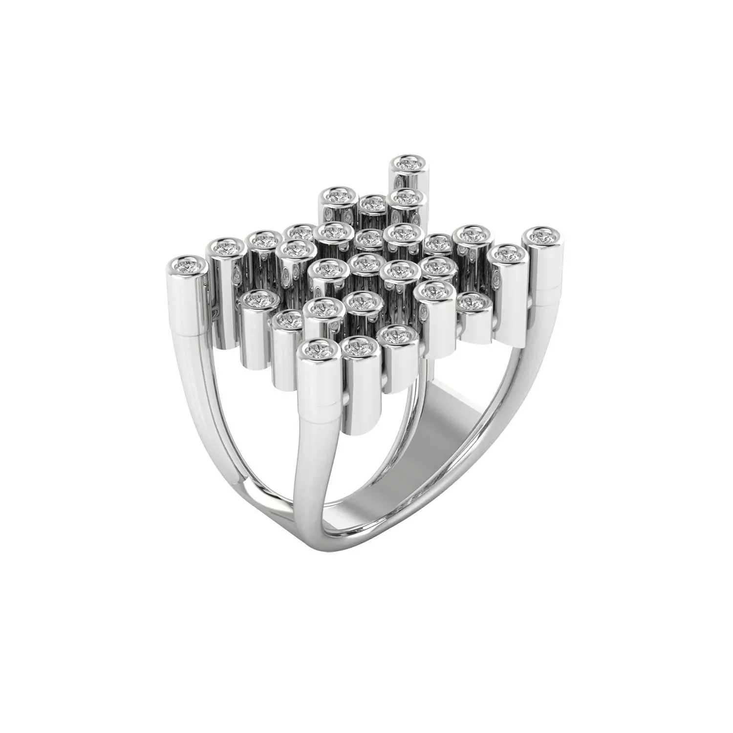 Women Ring Render 3dm STL MTL SLC JCD OBJ FBX Details 3D print model_11