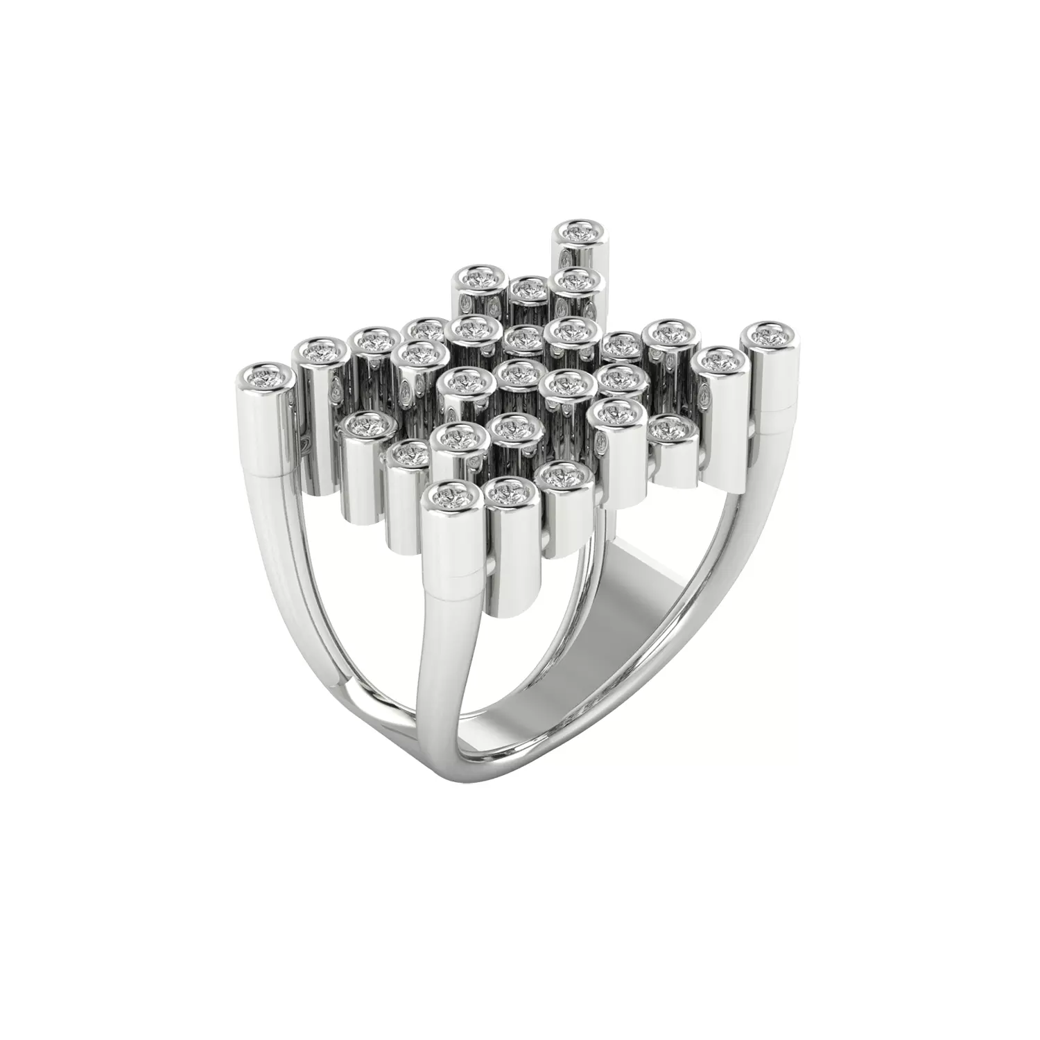 Women Ring Render 3dm STL MTL SLC JCD OBJ FBX Details 3D print model_12