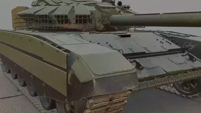 T-72B3 2022 Low-poly 3D model