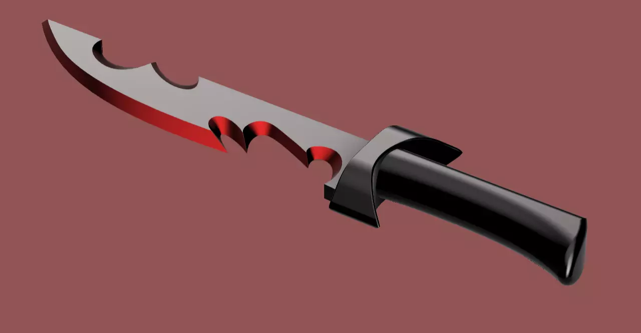 Helluva Boss - Millie knife 3D print model_1