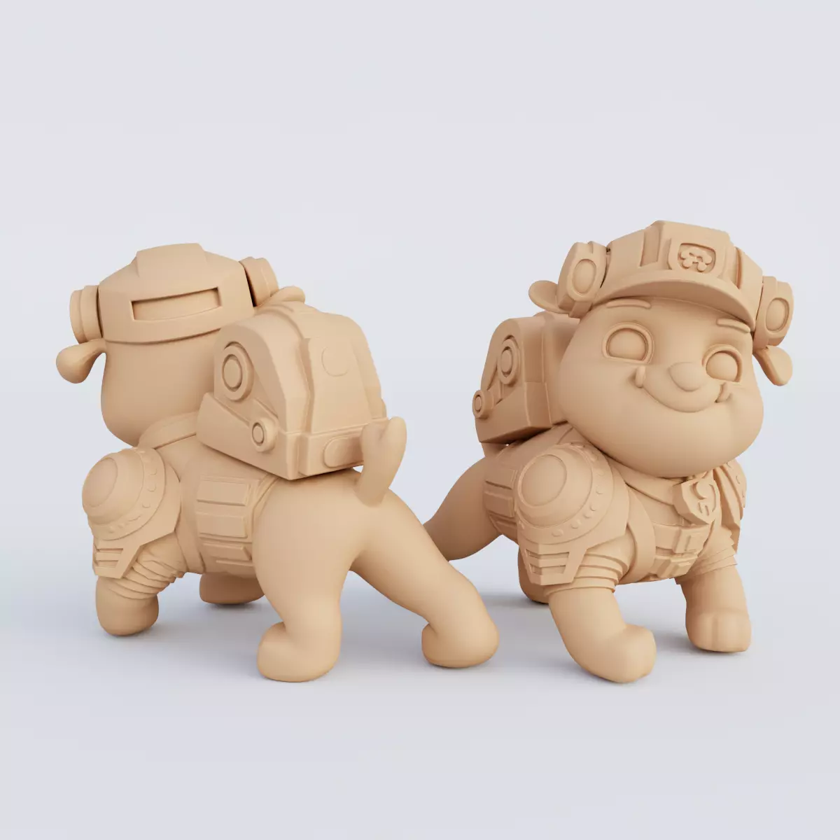 3D Printable Paw Patrol Figurine Set STL Format 3D print model_9