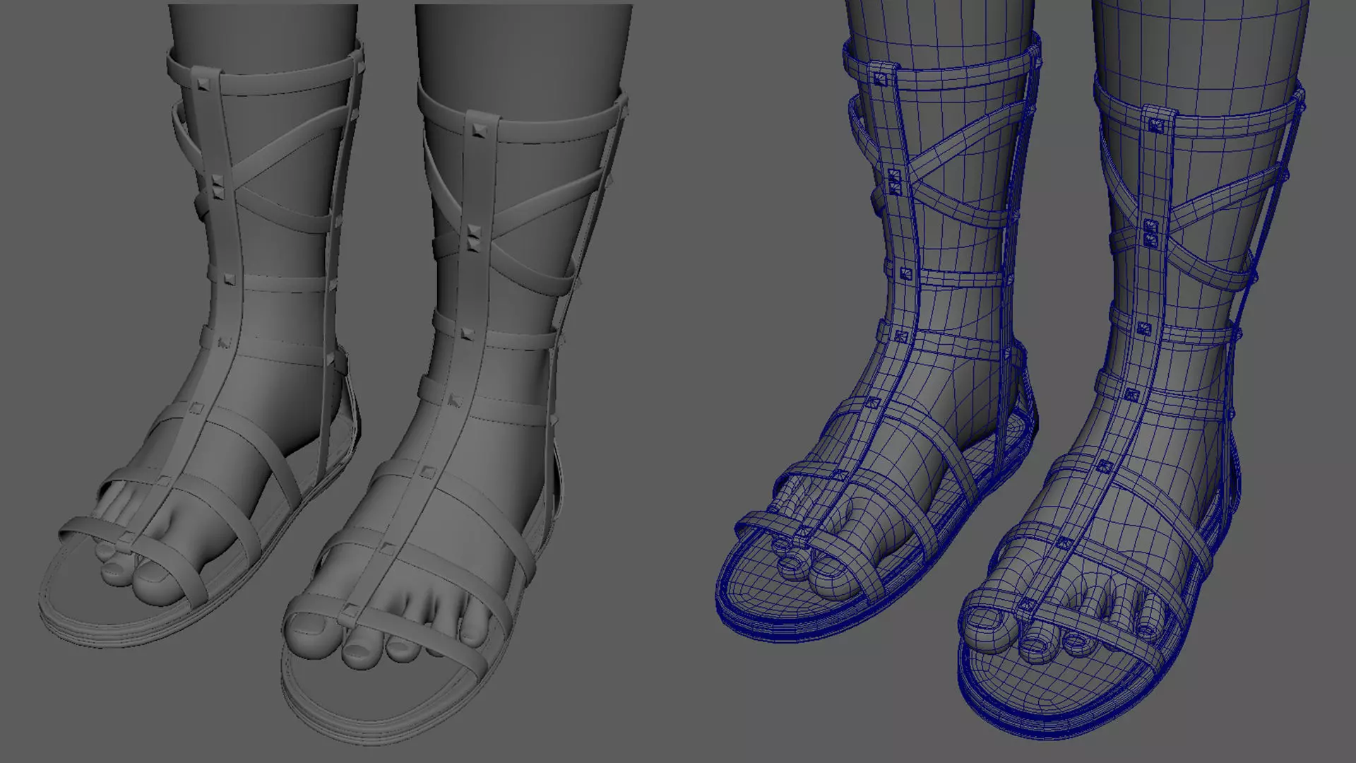 Semi-Realistic prince NOAH - MAYA Rigged and Blender Rigged Low-poly 3D model_16