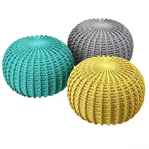 Pouffe Conrad Cotton