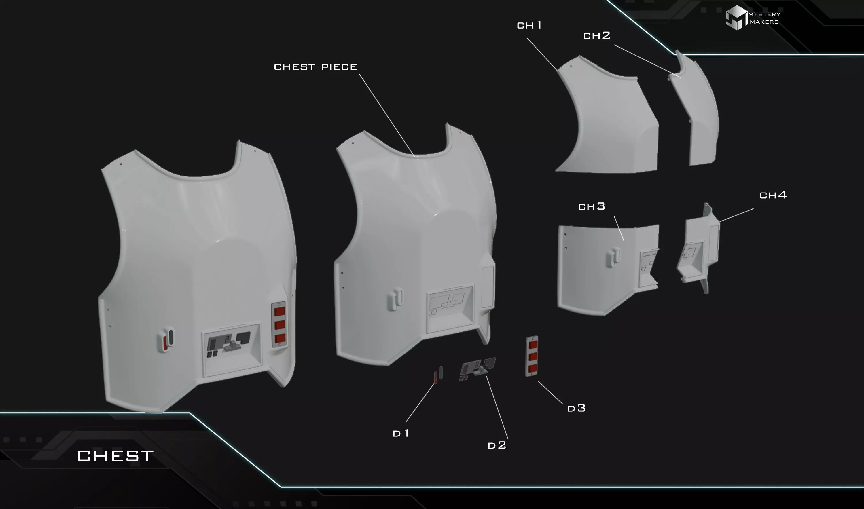 Snowtrooper armor 3D print model_3