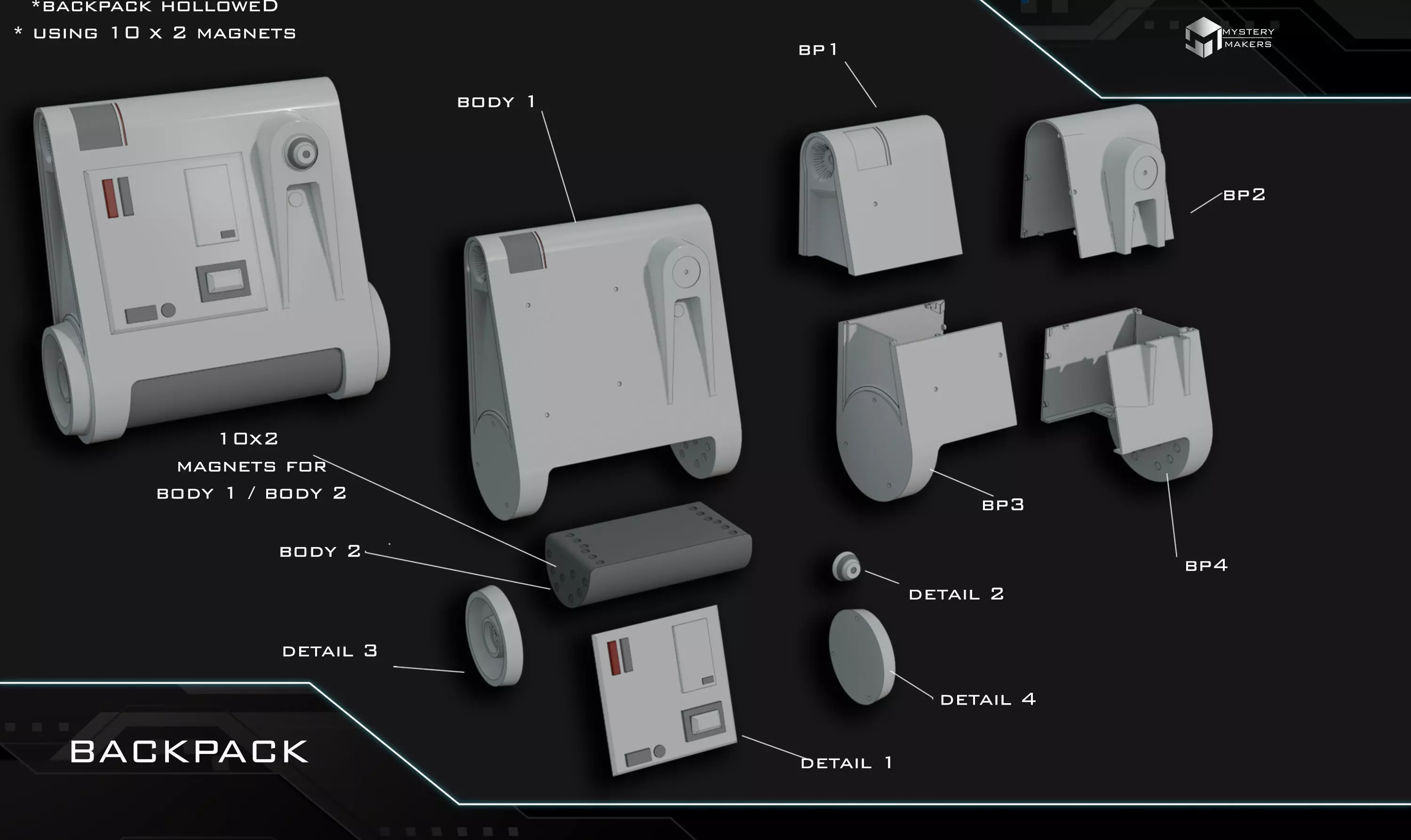 Snowtrooper armor 3D print model_2